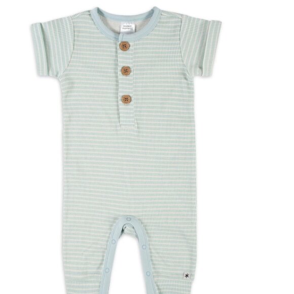 Baby Boys Long Leg Romper - Picture 1 of 10